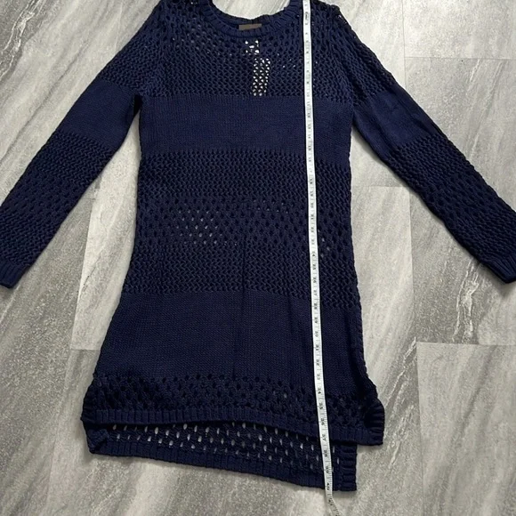 Navy Blue Tommy Bahama Sweater Dress XL soft stretchy comfortable - Picture 9 of 15